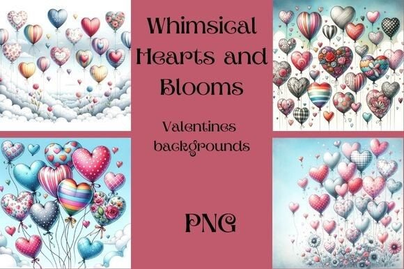 Download Whimsical Hearts and Blooms - Blooms Collection