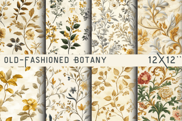 Download Old-Fashioned Botany Harmony Printable - Print Collection