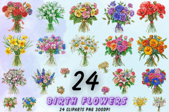 Download Birth Month Flower Clipart, Birthday PNG - Birthday Collection