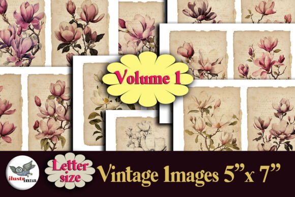 Download Vintage Magnolia Art Prints Vol 1 - Print Collection