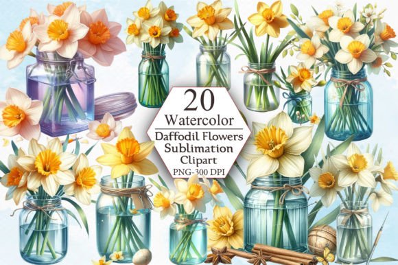 Download Watercolor Daffodil Clipart - Daffodil clipart Collection